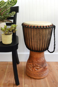 african wood drum extra large