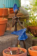 Book Lover Bronze Sculpture Burkina