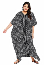 Bogolan Black White Kaftan (Plus Size)