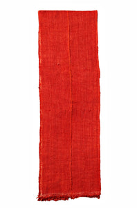 Red Mud Cloth Fabric Table Runner/Scarf