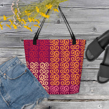 Sac fourre-tout XL Plum Adinkra Symbol avec poche