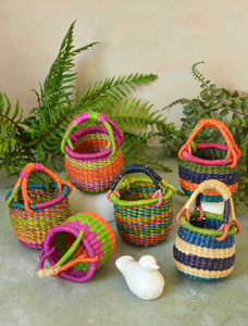 Mini Woven Easter Baskets - Set of 2