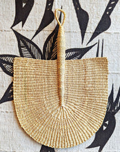 Woven Grass Hand Fan Natural Elements