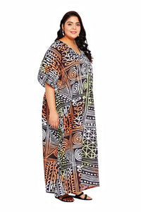 Batik Chic Kaftan (Plus Size)