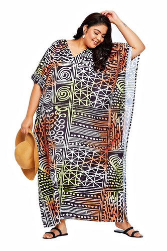 Batik Chic Kaftan (Plus Size)