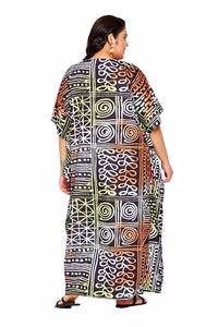 Batik Chic Kaftan (Plus Size)