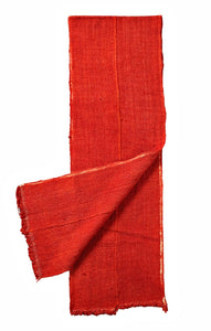 Red Mud Cloth Fabric Table Runner/Scarf