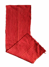 Red Mud Cloth Fabric Table Runner/Scarf